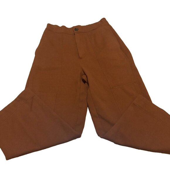 Urban Outfitters Pants - Urban Outfitters Burnt Orange Wide Leg High Rise Sweat Pant Womens Size Medium